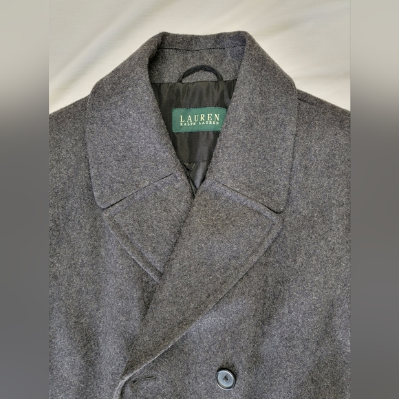Men's Lauren Ralph Lauren Wool Blend Peacoat - Picture 3 of 6